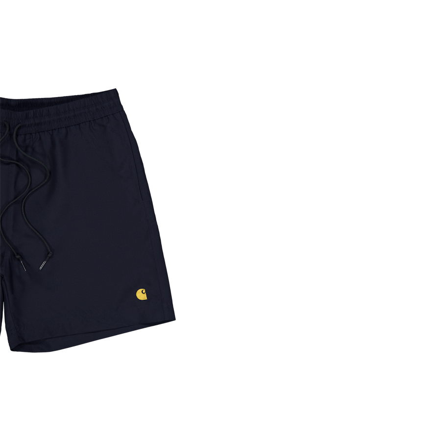 Chase Swim Trunks Dark Navy / Gold