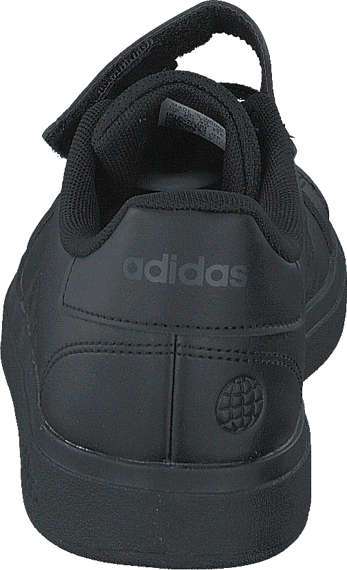 Grand Court Elastická obuv se šněrováním a horním páskem Core Black / Core Black / Grey Six