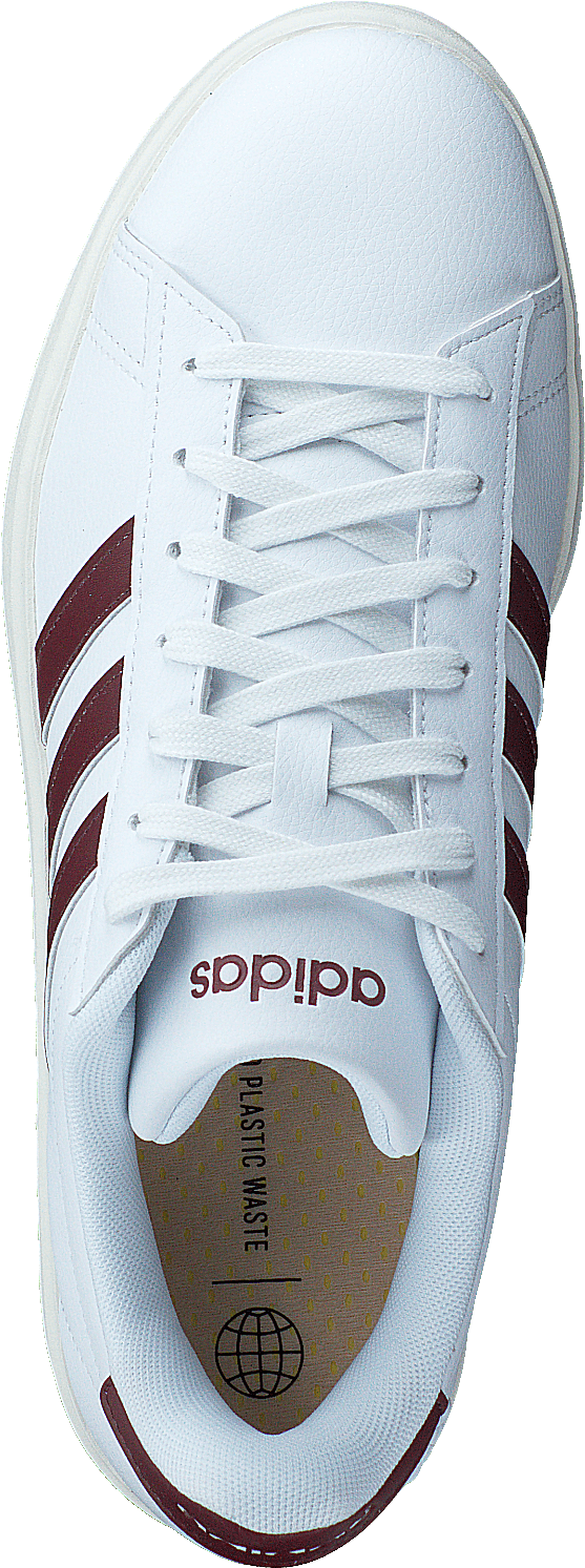 Grand Court Cloudfoam Comfort Shoes Cloud White / Shadow Red / Off White