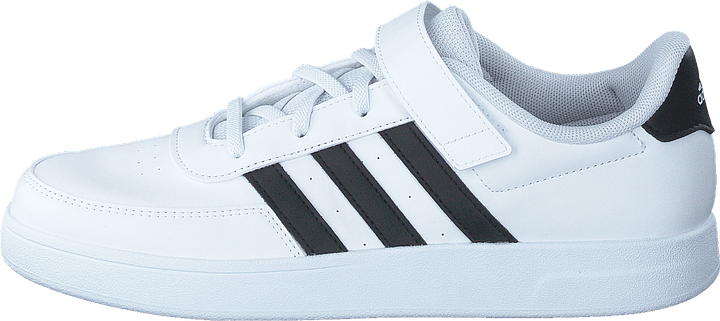 Chaussures Breaknet Lifestyle Court à lacets élastiques et bride supérieure Blanc nuage / Noir noyau / Noir noyau