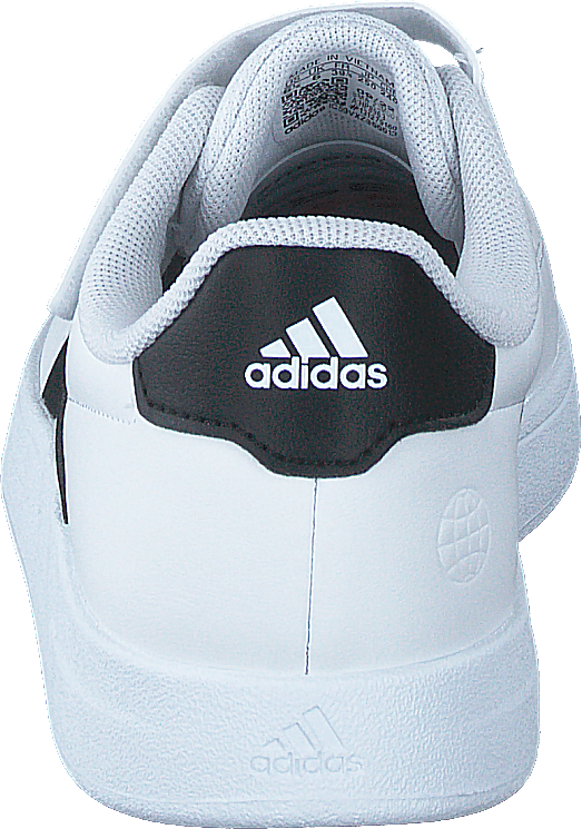 Chaussures Breaknet Lifestyle Court à lacets élastiques et bride supérieure Blanc nuage / Noir noyau / Noir noyau