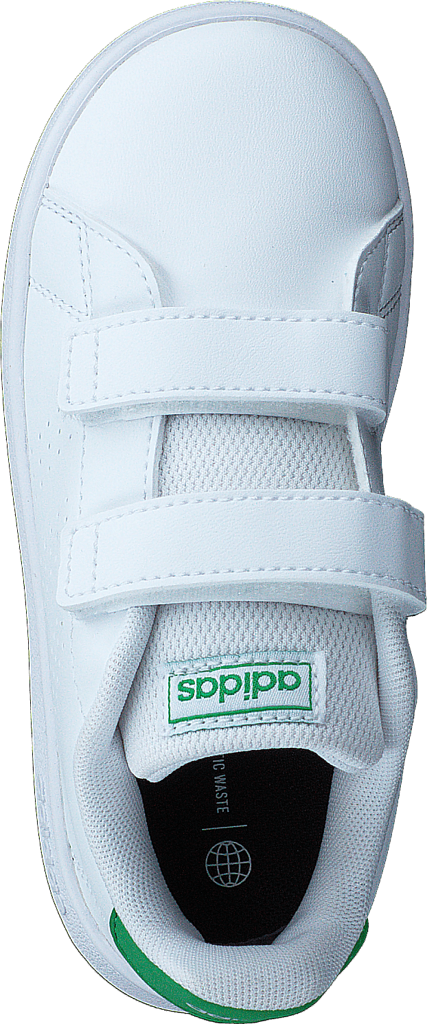 Advantage Cf I Ftwwht/grön/svart