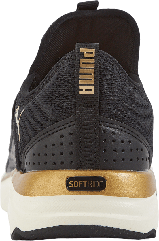 Softride Sophia Slip-on Wn S Puma Black-puma Gold-warm Whit