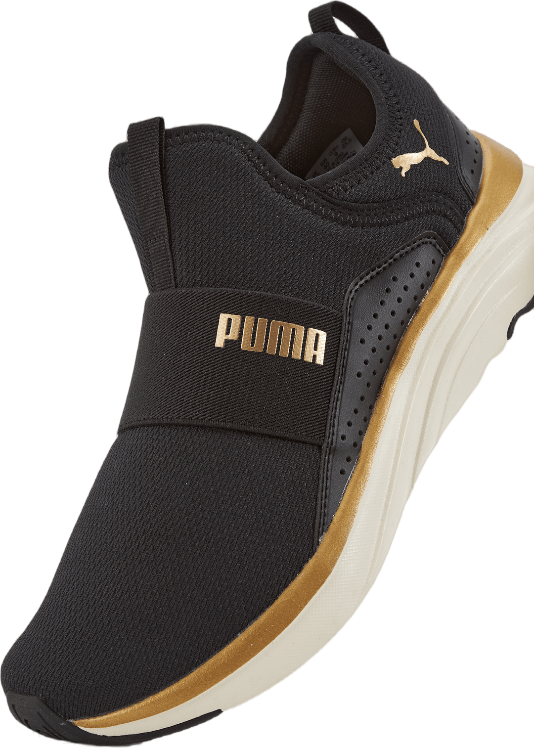 Softride Sophia Slip-on Wn S Puma Black-puma Gold-warm Whit