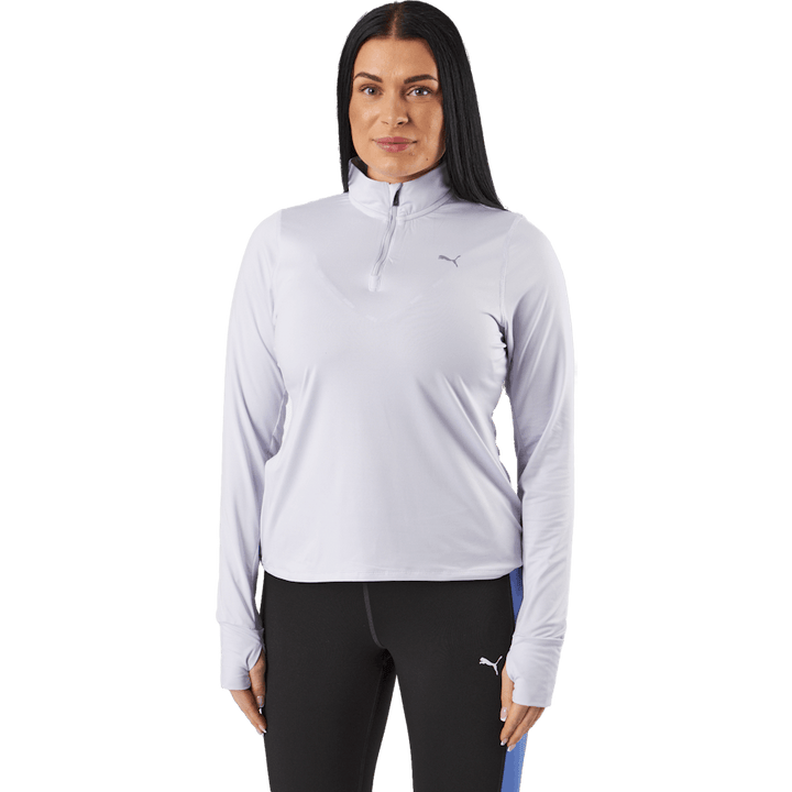 Run Favorite 1/4 Zip W Spring Lavender