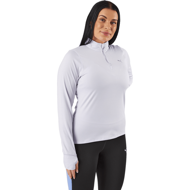 Run Favorite 1/4 Zip W Spring Lavender