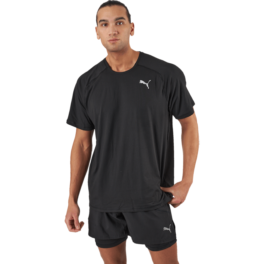 T-shirt Run Cloudspun Ss Puma Noir
