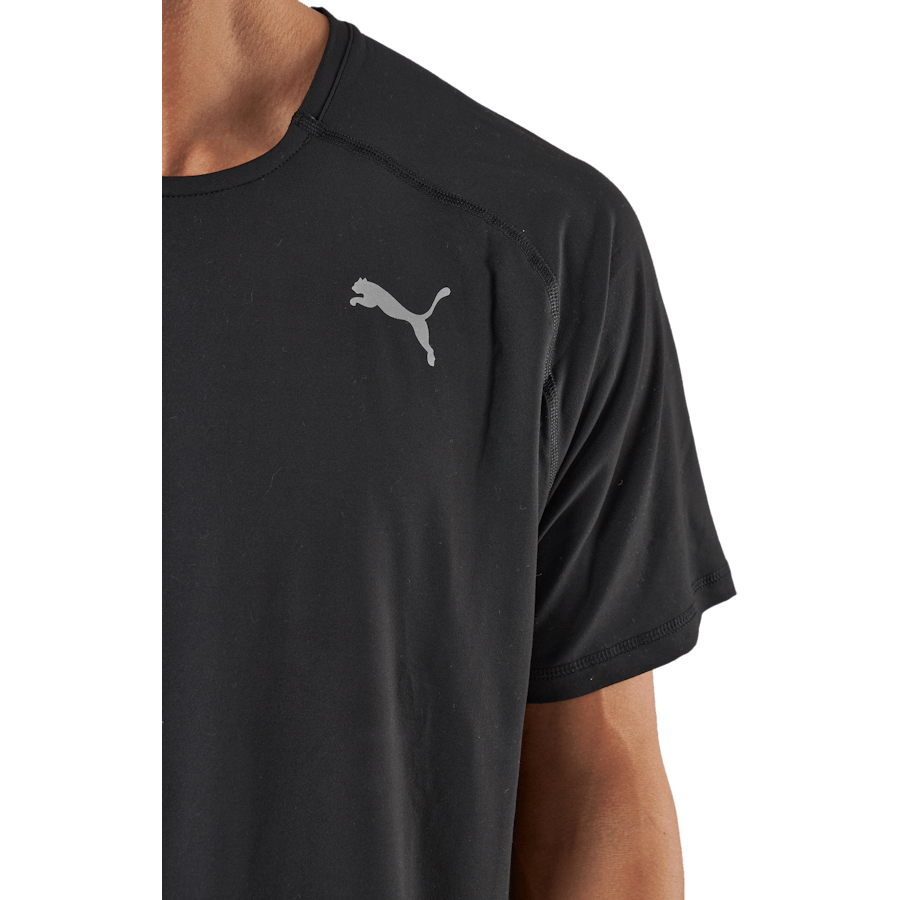 T-shirt Run Cloudspun Ss Puma Noir