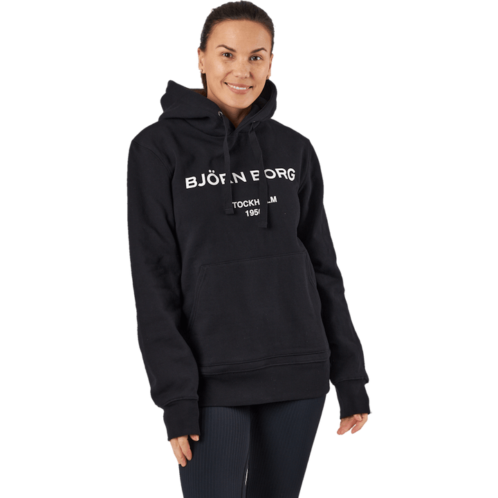 Borg Hoodie Svart Skönhet