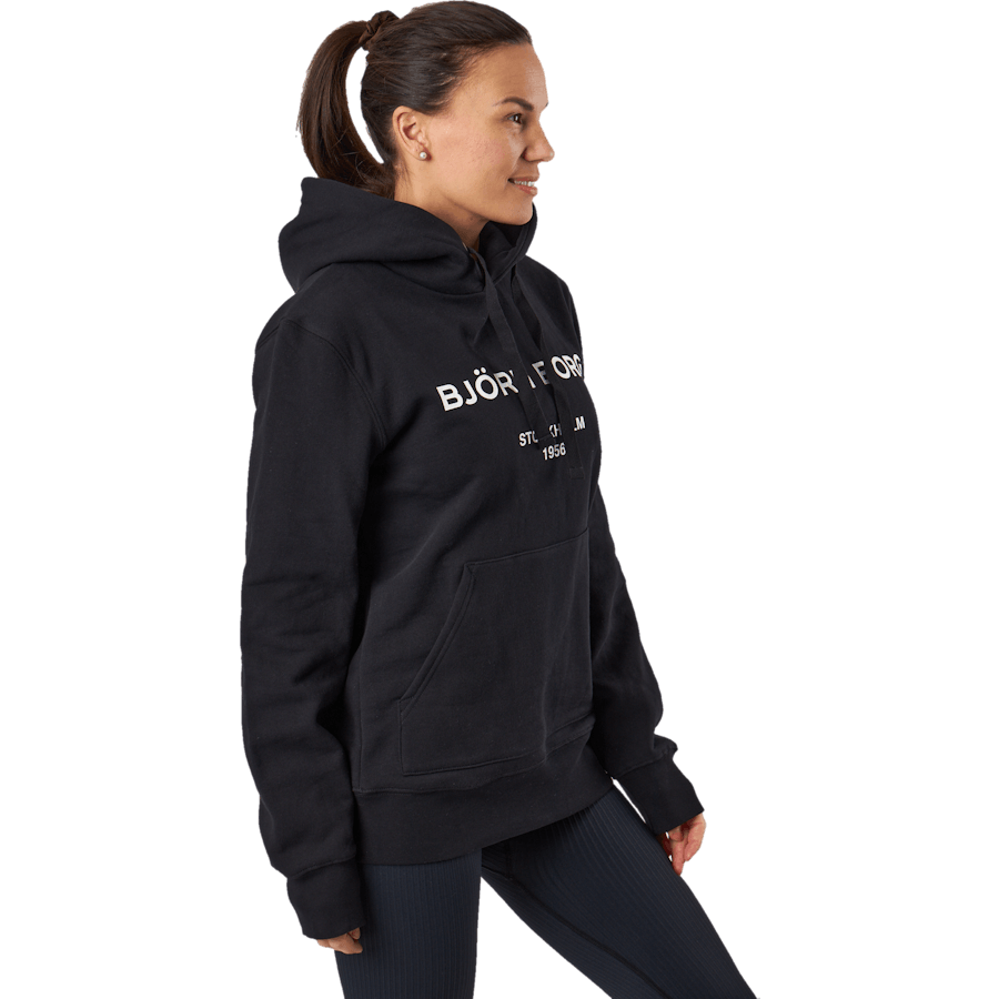 Borg Hoodie Svart Skönhet