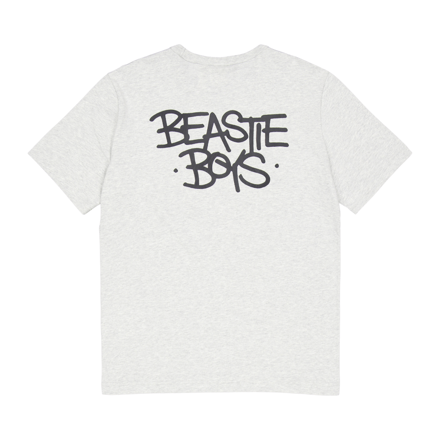 T-shirt mit Rundhalsausschnitt Grau Melange Light