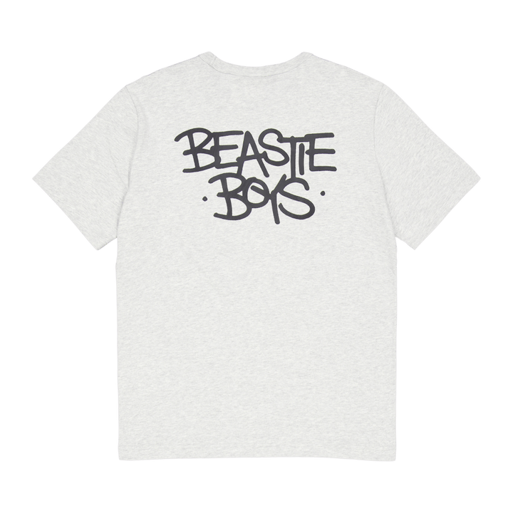 T-shirt mit Rundhalsausschnitt Grau Melange Light