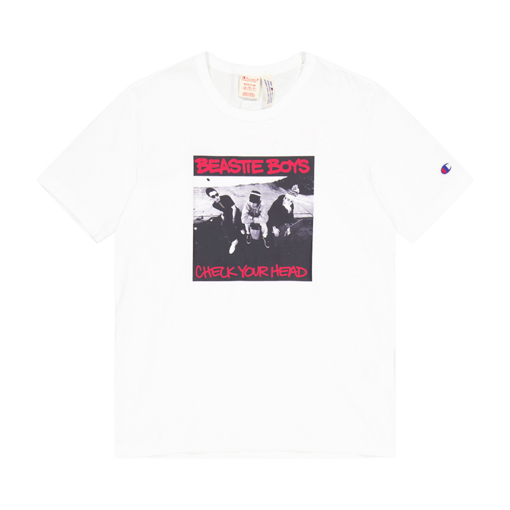 T-shirt mit Rundhalsausschnitt Weiß