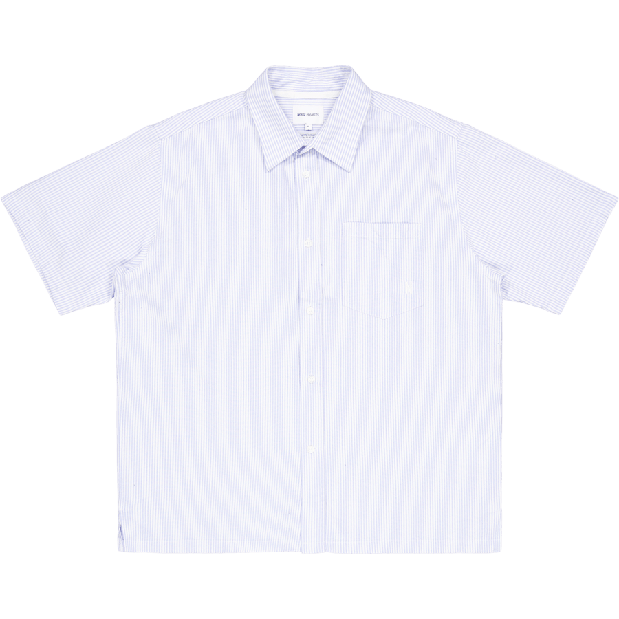 Ivan Oxford Monogram Blue Stripe