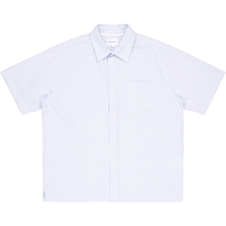 Ivan Oxford Monogram Blue Stripe