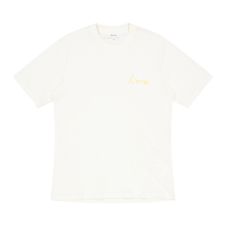 Johannes Chain Stitch Logo Ecru