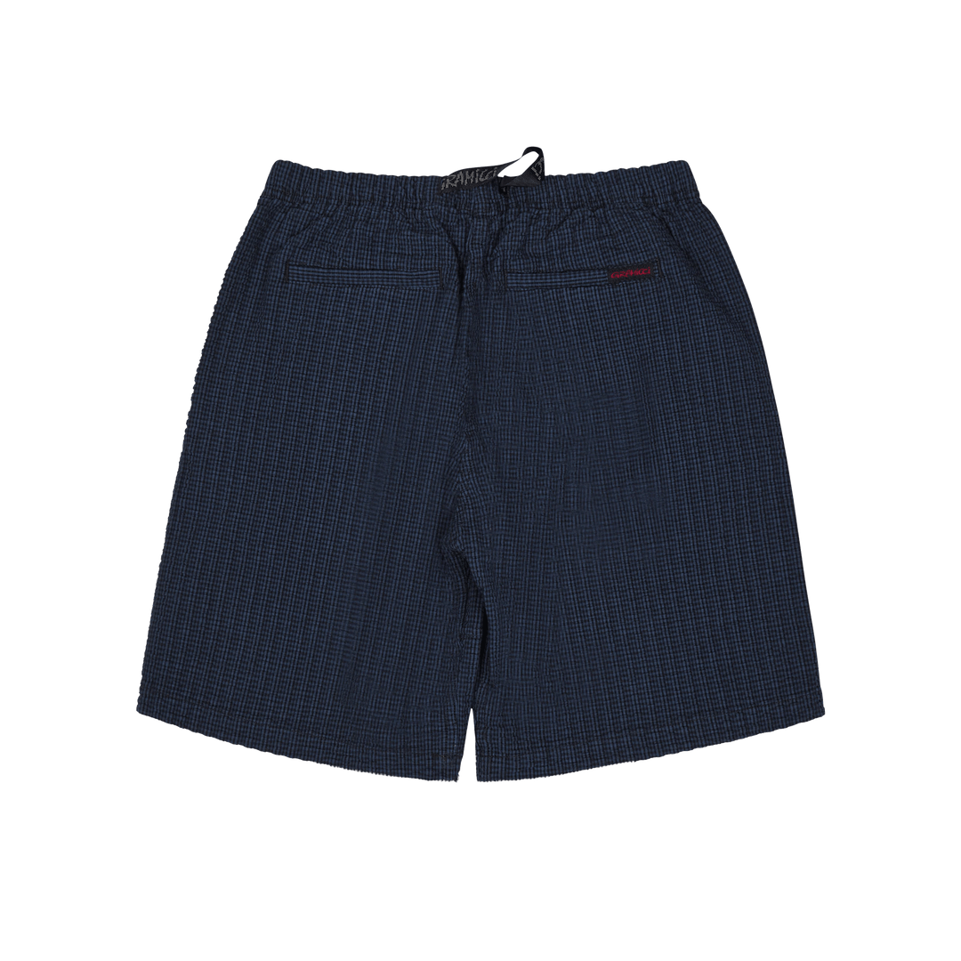 O.g. Seersucker G-short Royal Blue Garment Dyed