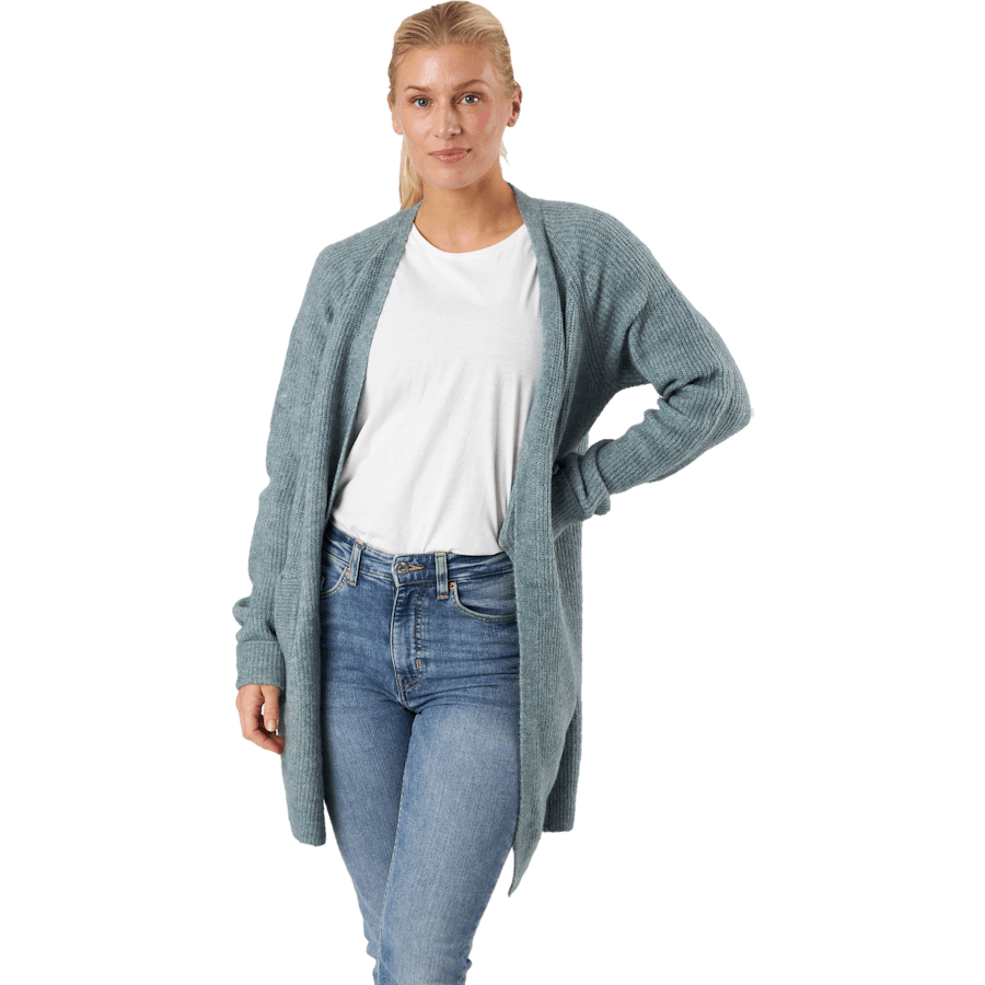 Pcellen Ls Long Knit Cardigan  Trooper