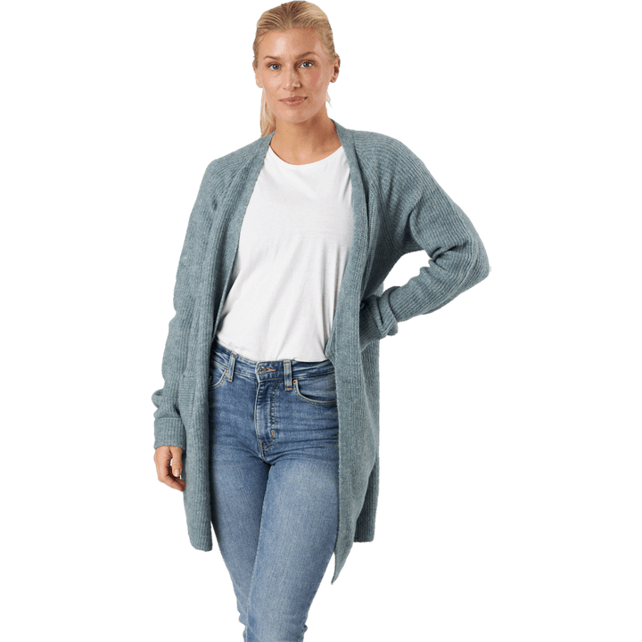 Pcellen Ls Long Knit Cardigan  Trooper