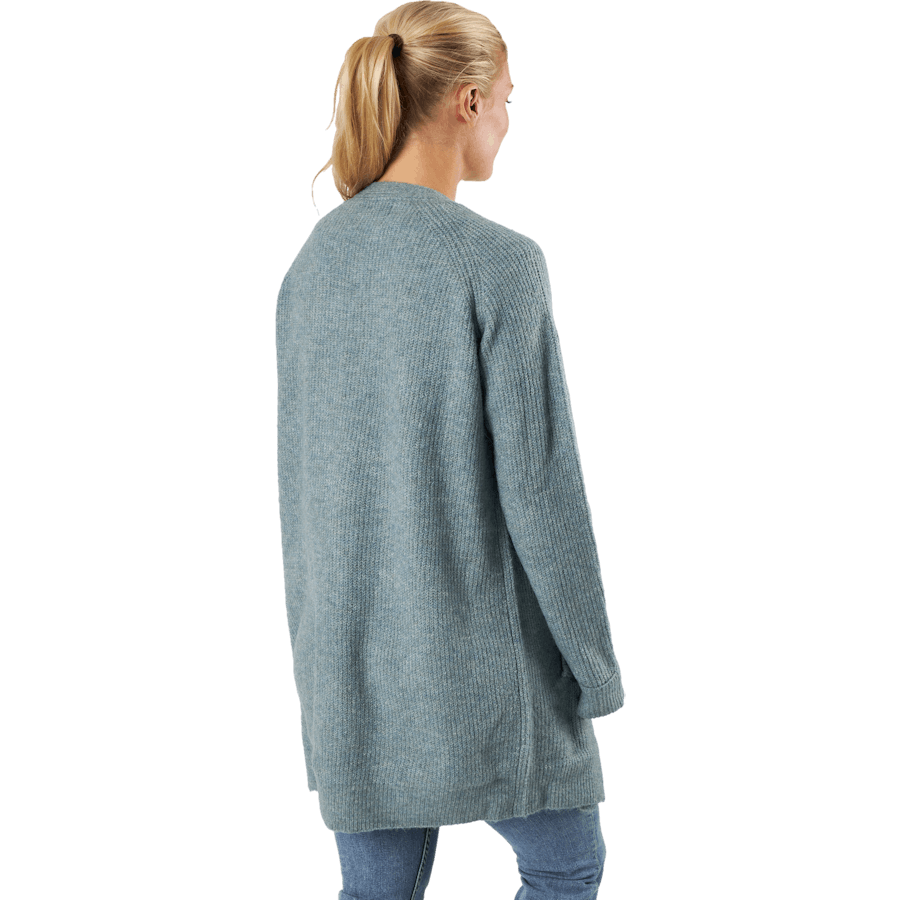 Pcellen Ls Long Knit Cardigan  Trooper