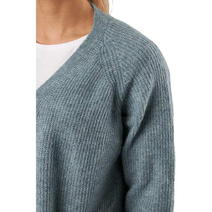 Pcellen Ls Long Knit Cardigan  Trooper
