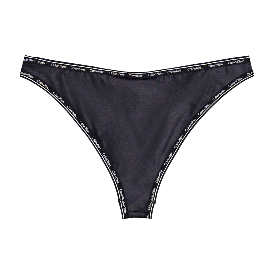 High Leg Cheeky Bikini Black