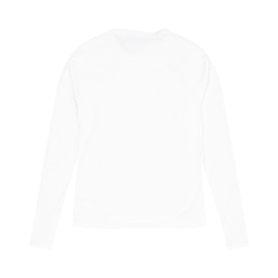 T-shirt à manches longues Active Logo blanc