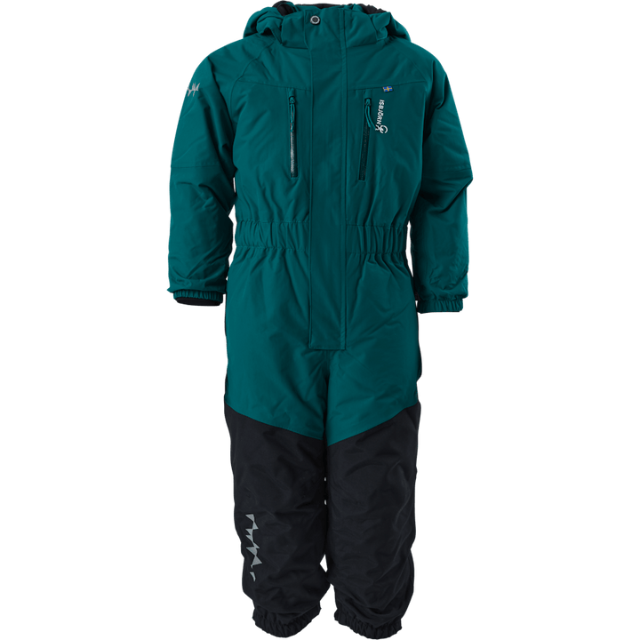Penguin Snowsuit Kids Emerald Green