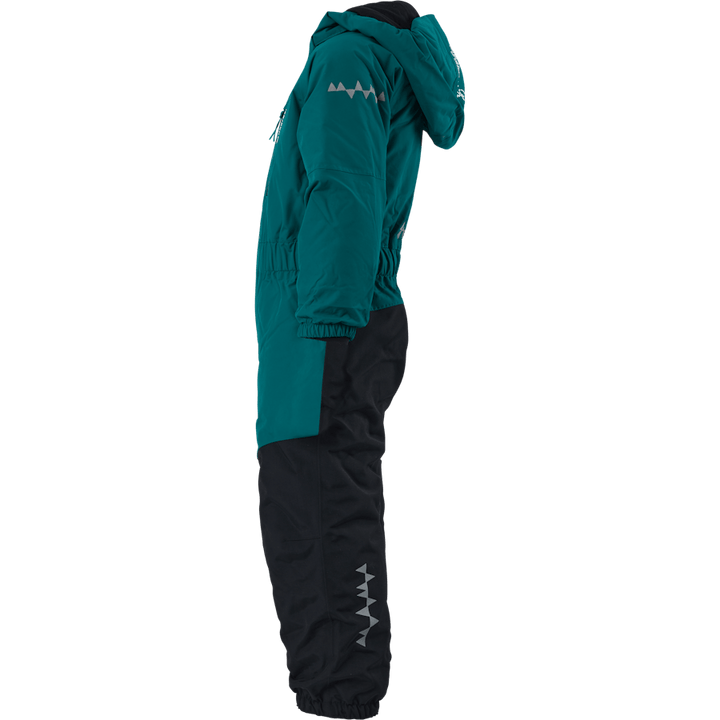 Penguin Snowsuit Kids Emerald Green