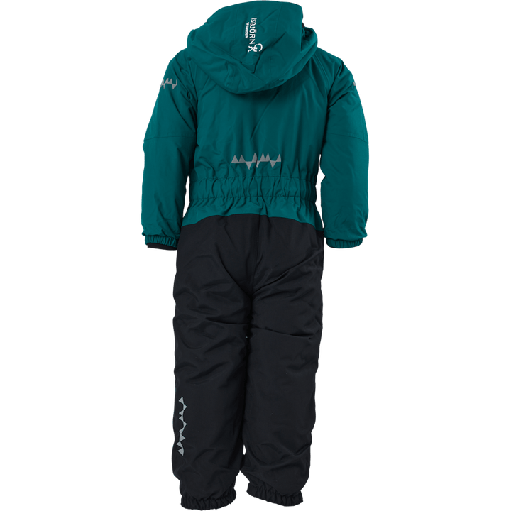 Penguin Snowsuit Kids Emerald Green