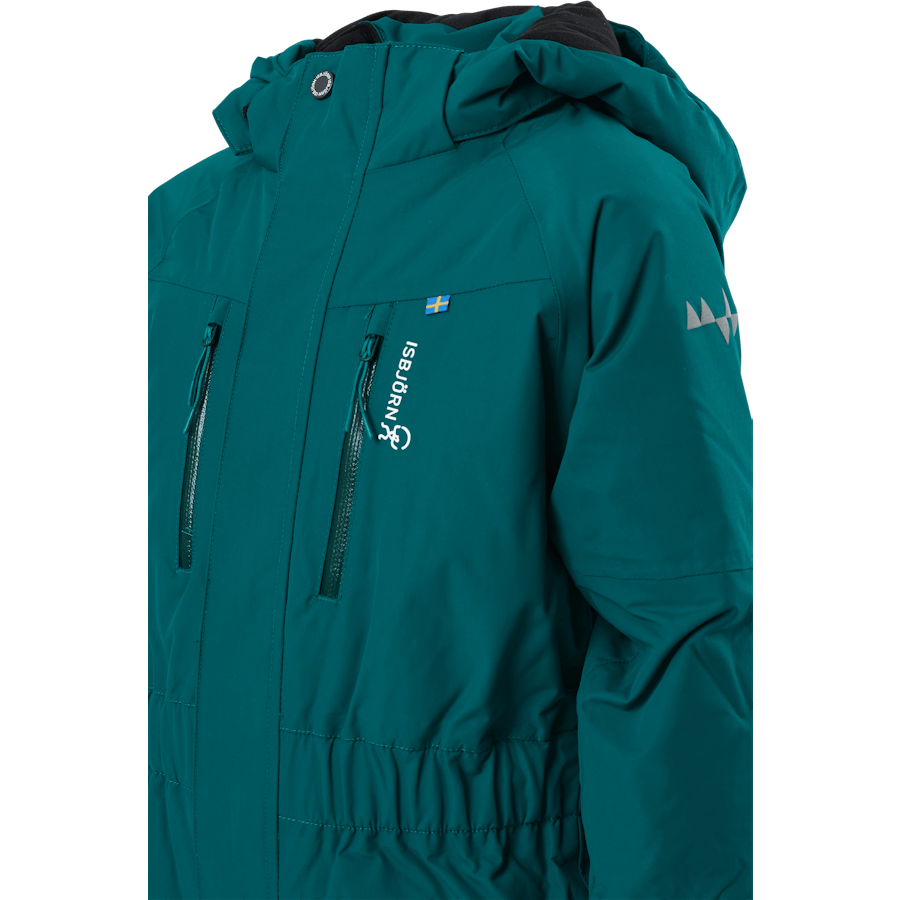Penguin Snowsuit Kids Emerald Green