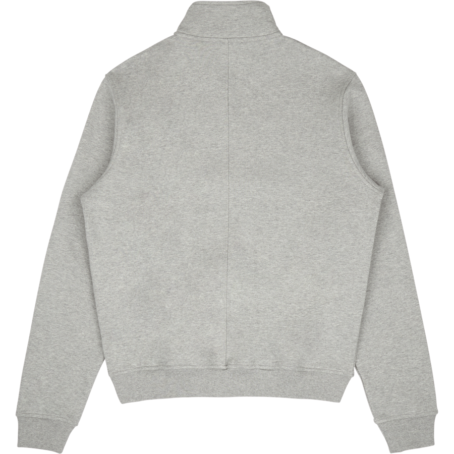 Les Deux Cedric - Felpa con mezza zip - Mélange
