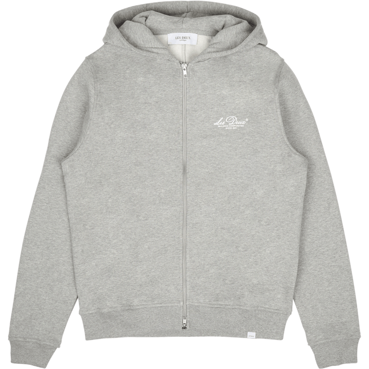 Les Deux Cedric Zipper Hoodie  Mélange