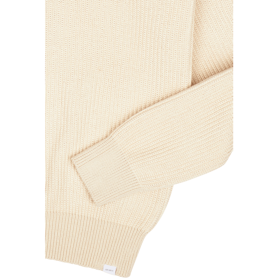 Les Deux Fletcher Rib Half Zip Knit