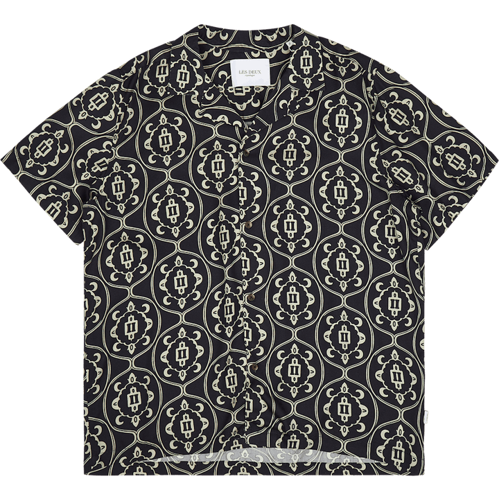 Les Deux Ornament Aop Tencel Ss Shirt