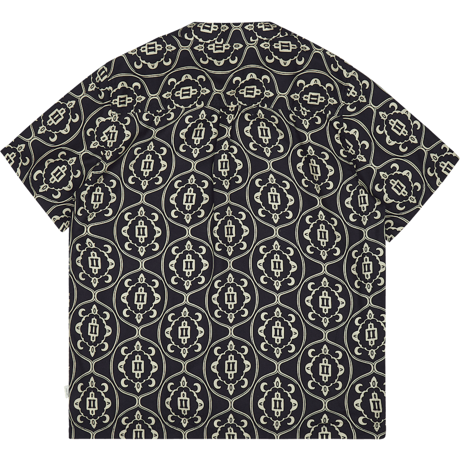 Les Deux Ornament Aop Tencel Ss Shirt