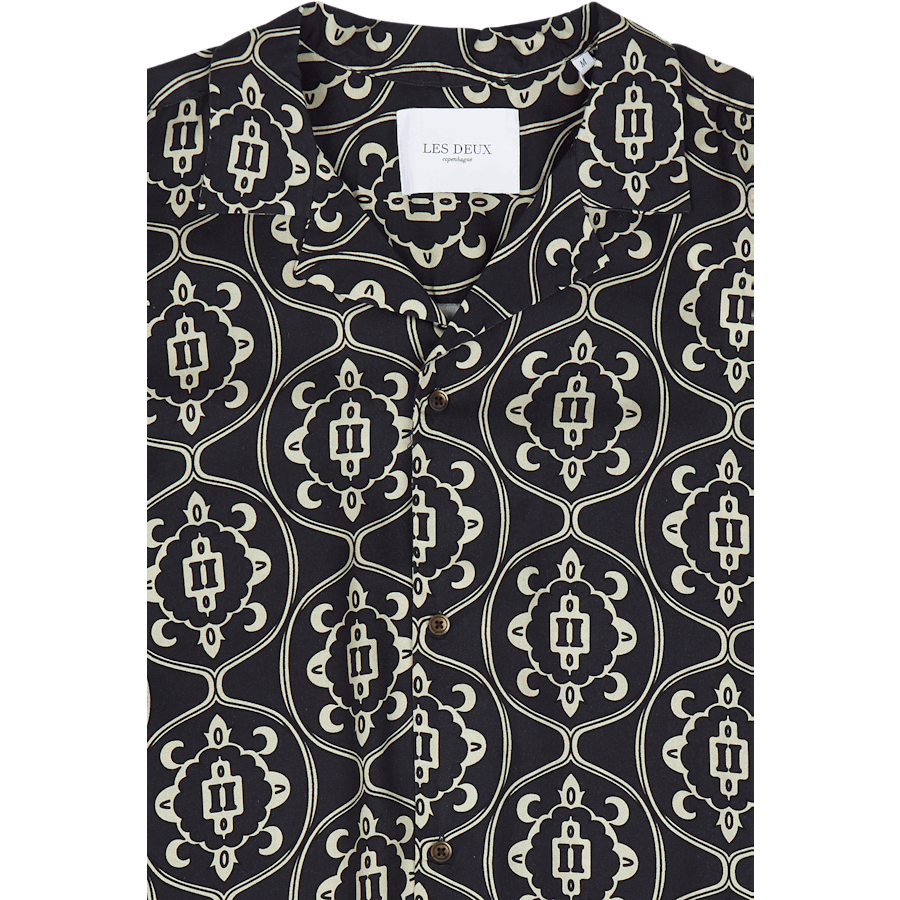 Les Deux Ornament Aop Tencel Ss Shirt