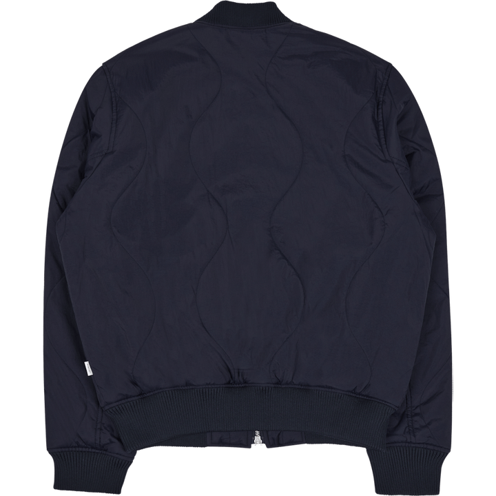 Les Deux Norman Quilted Bomber Jacket Dark