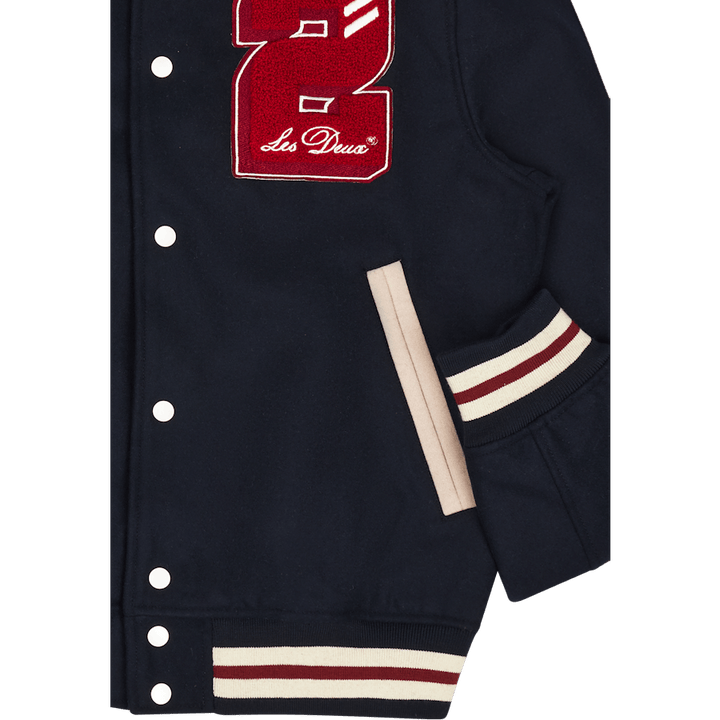 Les Deux Varsity Wool Jacket 2 Dark Navy