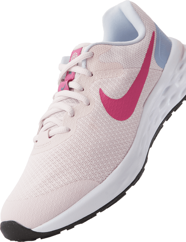 Revolution 6 Big Kids' Road Running Shoes PEARL PINK/COSMIC FUCHSIA-COBALT BLISS