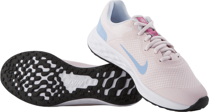 Revolution 6 Big Kids' Road Running Shoes PEARL PINK/COSMIC FUCHSIA-COBALT BLISS