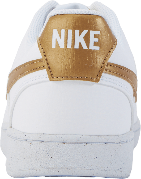 Court Vision Low Next Nature Women's Shoes WHITE/METALLIC GOLD-WHITE