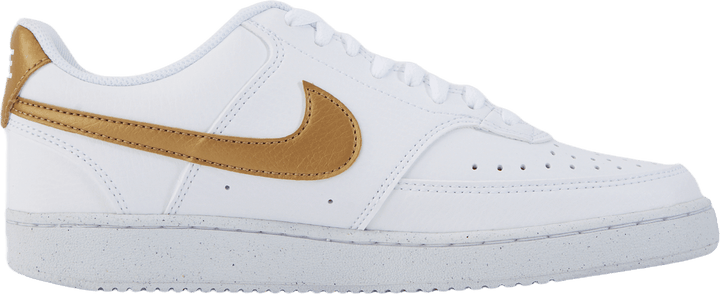 Court Vision Low Next Nature Women's Shoes WHITE/METALLIC GOLD-WHITE