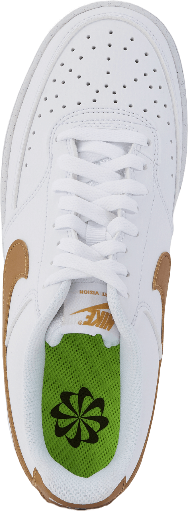 Court Vision Low Next Nature Women's Shoes WHITE/METALLIC GOLD-WHITE