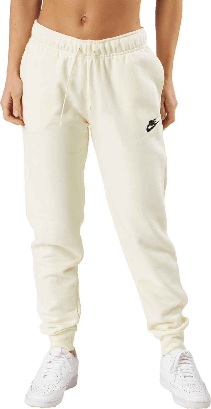 Sportswear Club Fleece Joggers a vita media da donna COCONUT MILK/BLACK