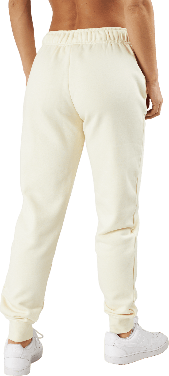 Sportswear Club Fleece Joggers a vita media da donna COCONUT MILK/BLACK