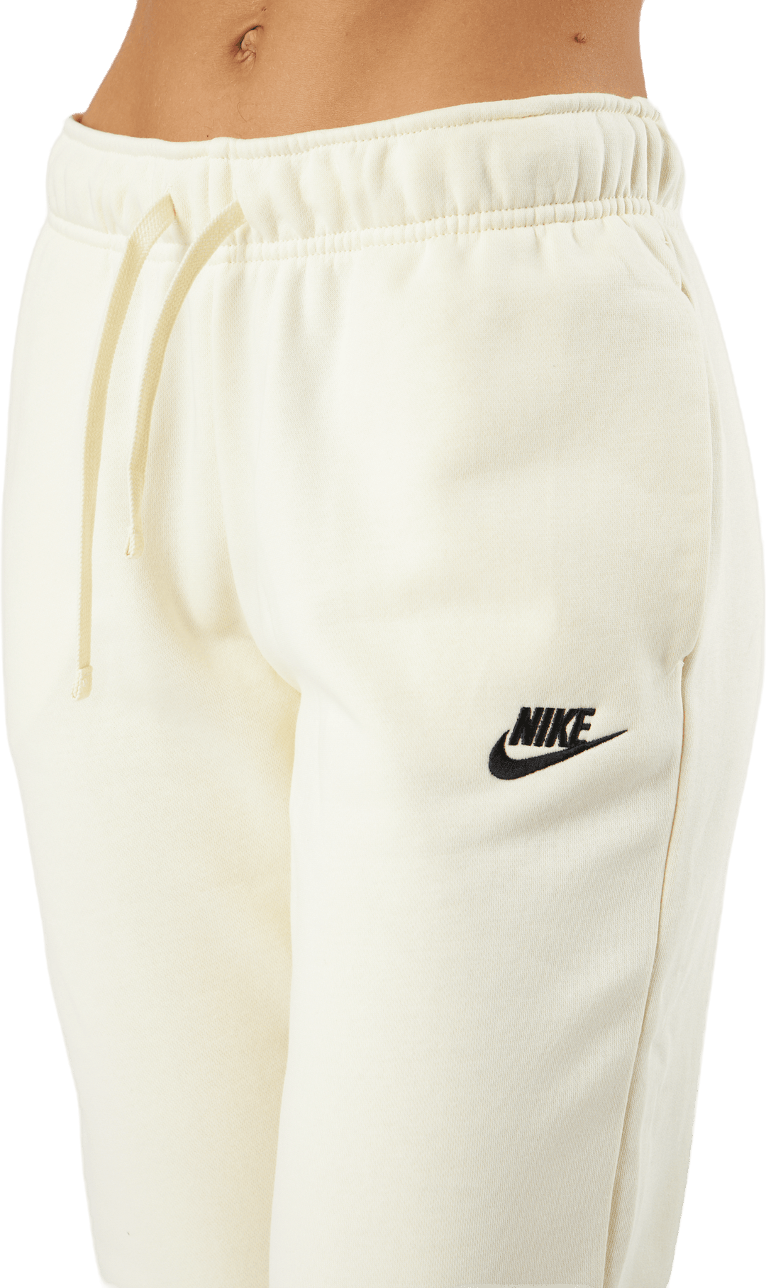 Sportswear Club Fleece Joggers a vita media da donna COCONUT MILK/BLACK