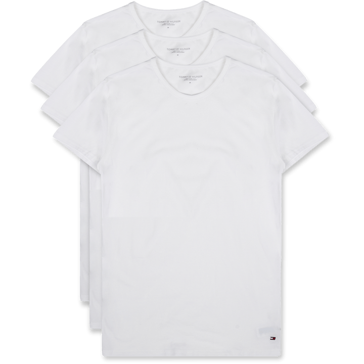 Stretch Cn Tee Ss 3pack 100