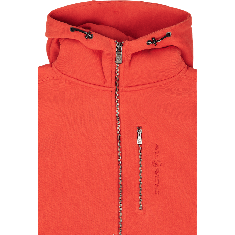 Sail Racing Bowman Zip Hood  Crimson