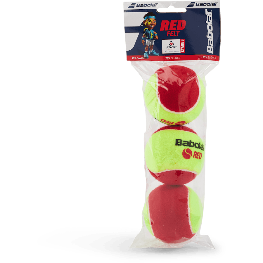 Red Felt 3-pack Yellow Red